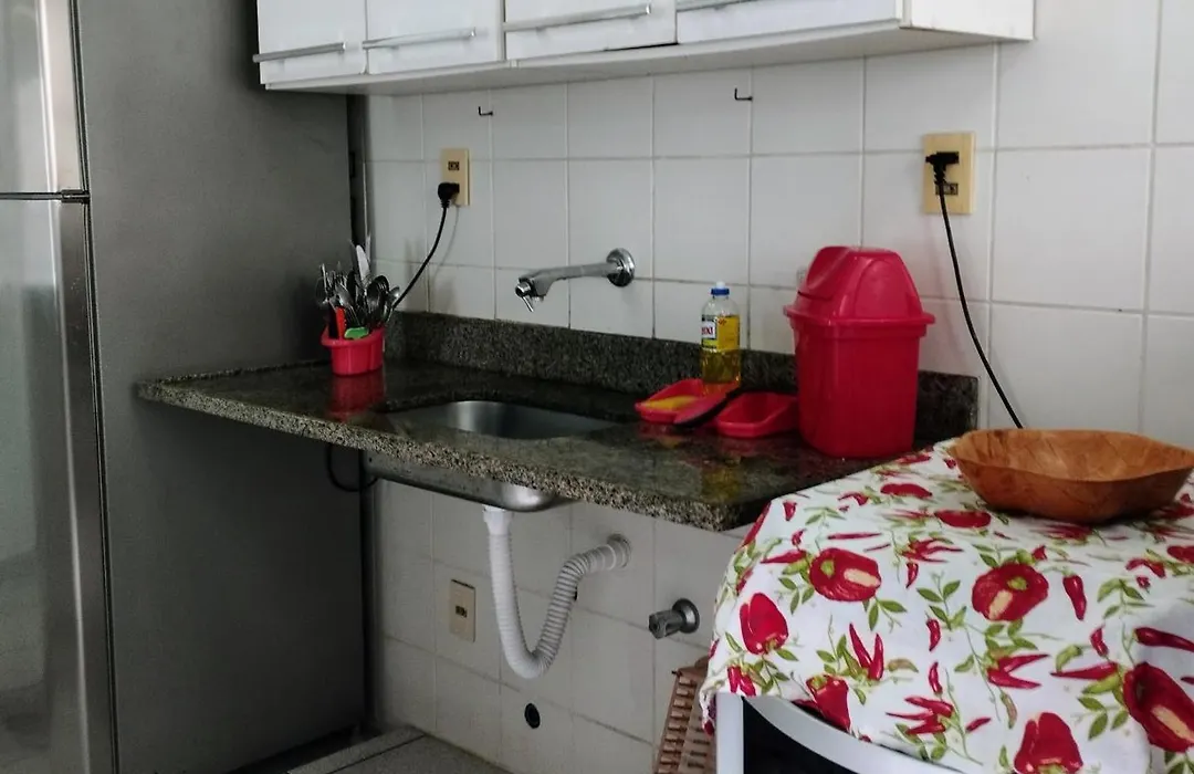 Apto com piscina e churrasqueira a 300 metros da Praia Grande-1